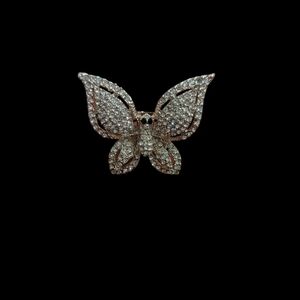Sparkling Butterfly Ring